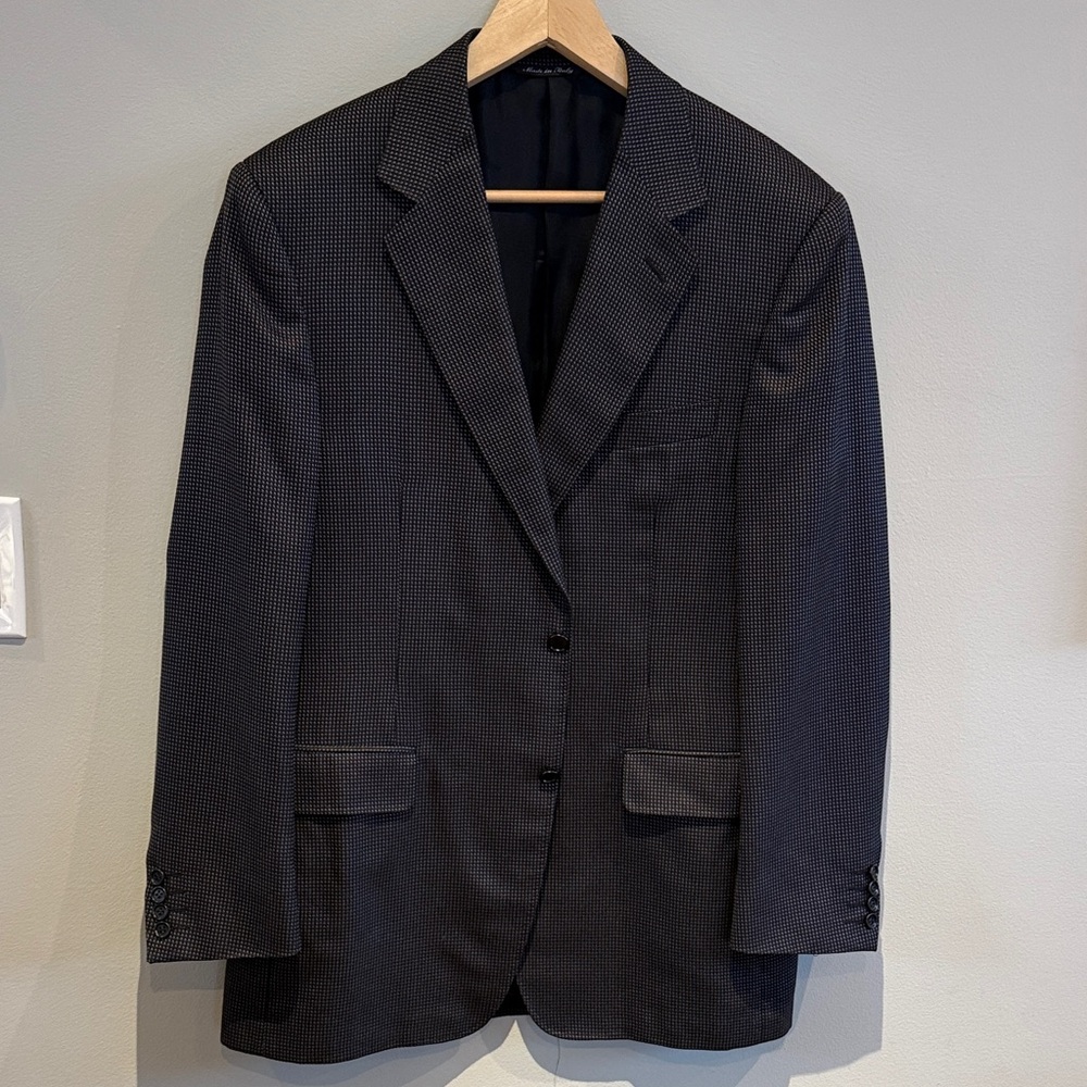 Canali Charcoal Gray Blazer